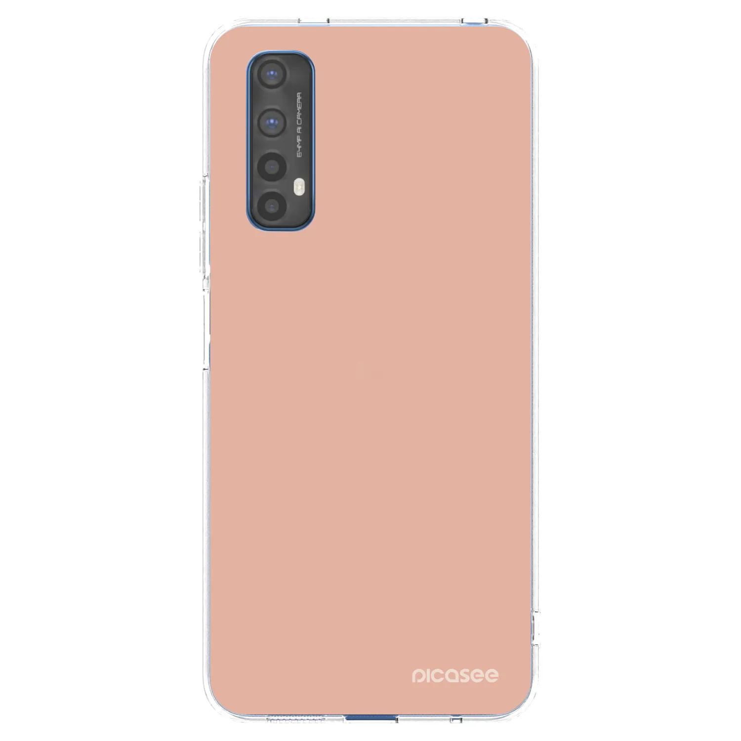 Picasee átlátszó szilikon tok az alábbi mobiltelefonokra Realme 7 - Lullaby