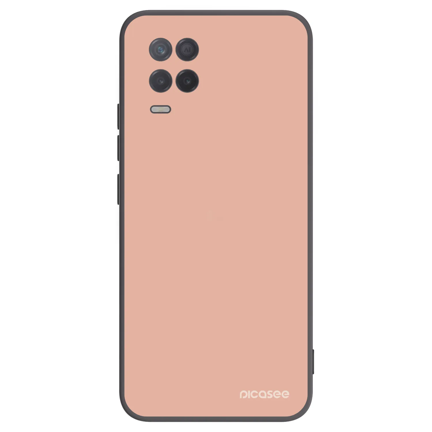 Picasee fekete szilikon tok az alábbi mobiltelefonokra Realme 8 5G - Lullaby