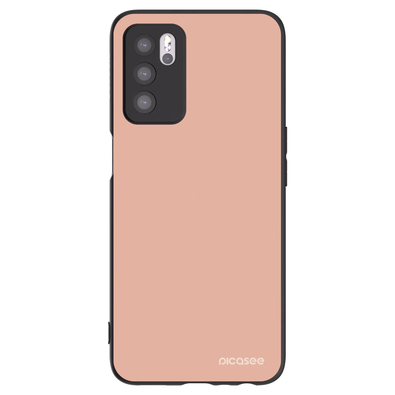 Picasee fekete szilikon tok az alábbi mobiltelefonokra OPPO A16s - Lullaby