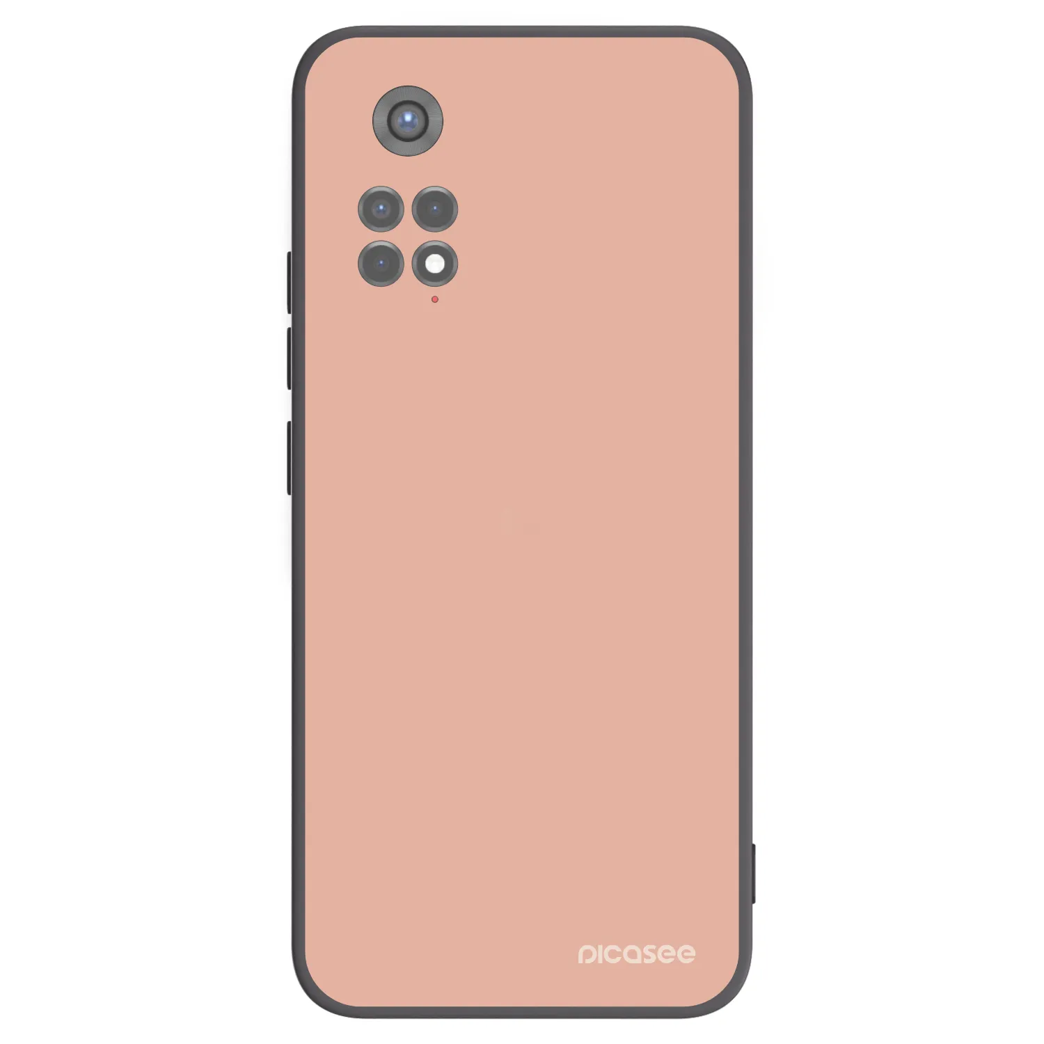 Picasee fekete szilikon tok az alábbi mobiltelefonokra Xiaomi Redmi Note 11S 5G - Lullaby