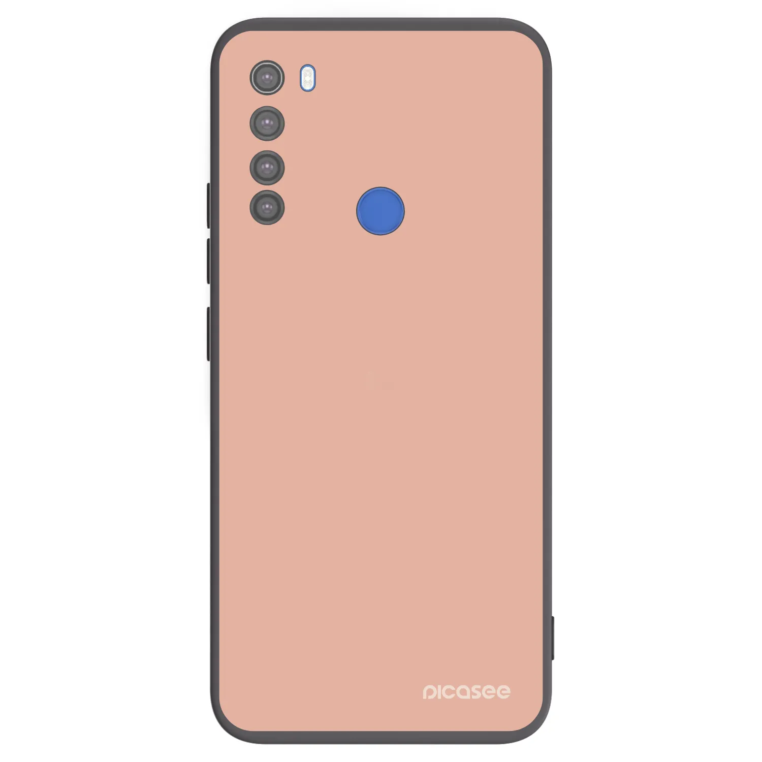 Picasee fekete szilikon tok az alábbi mobiltelefonokra Xiaomi Redmi Note 8T - Lullaby