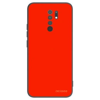 Picasee fekete szilikon tok az alábbi mobiltelefonokra Xiaomi Redmi 9 - Maranello Red