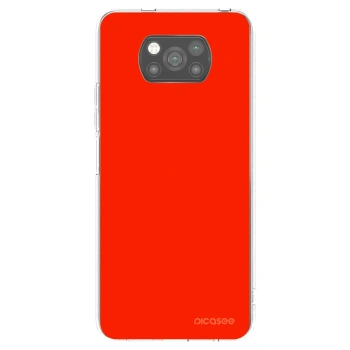 Picasee fekete szilikon tok az alábbi mobiltelefonokra Xiaomi Poco X3 - Maranello Red