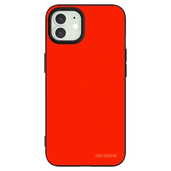 Picasee fekete szilikon tok az alábbi mobiltelefonokra Apple iPhone 12 - Maranello Red