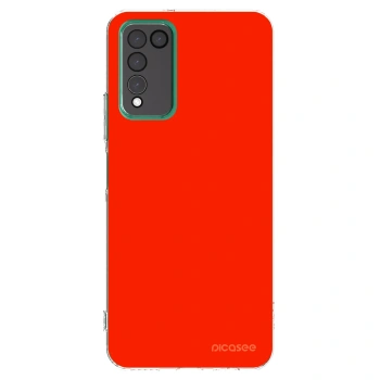 Picasee átlátszó szilikon tok az alábbi mobiltelefonokra Honor 10X Lite - Maranello Red