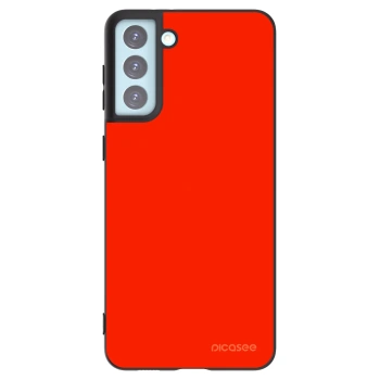 Picasee fekete szilikon tok az alábbi mobiltelefonokra Samsung Galaxy S21+ 5G G996F - Maranello Red