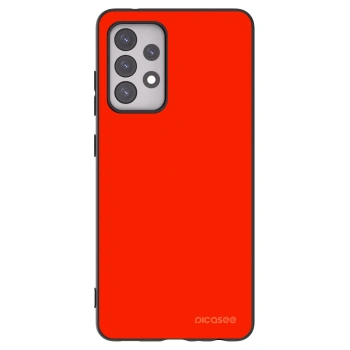 Picasee fekete szilikon tok az alábbi mobiltelefonokra Samsung Galaxy A52 5G A525F - Maranello Red