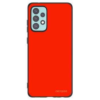 Picasee fekete szilikon tok az alábbi mobiltelefonokra Samsung Galaxy A72 A725F - Maranello Red