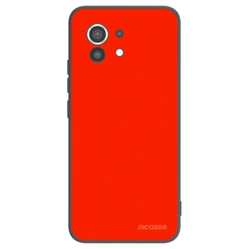 Picasee fekete szilikon tok az alábbi mobiltelefonokra Xiaomi Mi 11 - Maranello Red