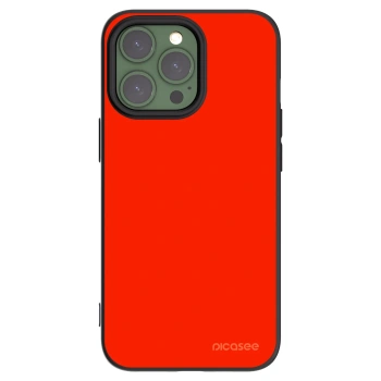 Picasee fekete szilikon tok az alábbi mobiltelefonokra Apple iPhone 13 Pro - Maranello Red