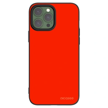 Picasee fekete szilikon tok az alábbi mobiltelefonokra Apple iPhone 13 Pro Max - Maranello Red