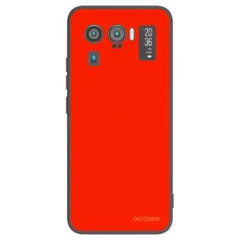 Picasee fekete szilikon tok az alábbi mobiltelefonokra Xiaomi Mi 11 Ultra - Maranello Red