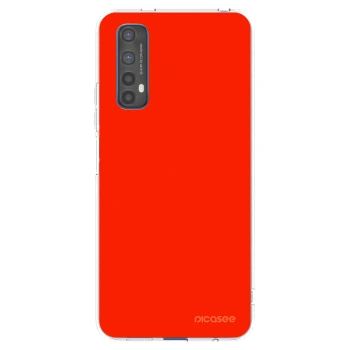 Picasee átlátszó szilikon tok az alábbi mobiltelefonokra Realme 7 - Maranello Red