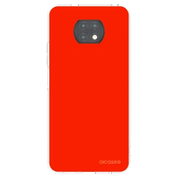 Picasee átlátszó szilikon tok az alábbi mobiltelefonokra Xiaomi Redmi Note 9T - Maranello Red