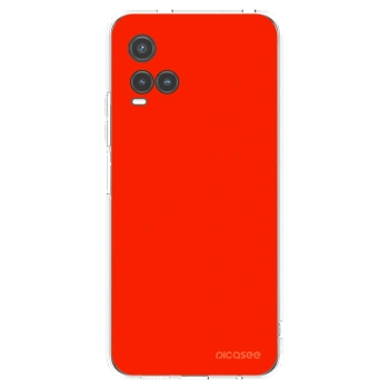 Picasee átlátszó szilikon tok az alábbi mobiltelefonokra Vivo Y33s - Maranello Red