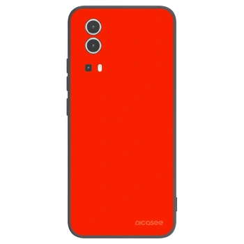 Picasee fekete szilikon tok az alábbi mobiltelefonokra Vivo Y72 5G - Maranello Red
