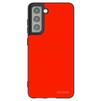 Picasee fekete szilikon tok az alábbi mobiltelefonokra Samsung Galaxy S21 FE 5G - Maranello Red