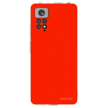 Picasee átlátszó szilikon tok az alábbi mobiltelefonokra Xiaomi Redmi Note 11 - Maranello Red