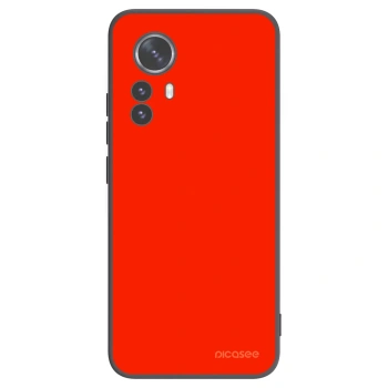 Picasee fekete szilikon tok az alábbi mobiltelefonokra Xiaomi 12 Pro - Maranello Red