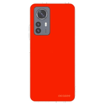 Picasee átlátszó szilikon tok az alábbi mobiltelefonokra Xiaomi 12 Pro - Maranello Red