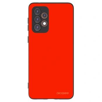Picasee fekete szilikon tok az alábbi mobiltelefonokra Samsung Galaxy A33 5G A336 - Maranello Red