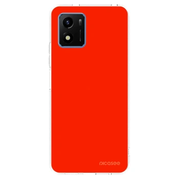 Picasee átlátszó szilikon tok az alábbi mobiltelefonokra Vivo Y01 - Maranello Red