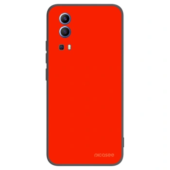 Picasee fekete szilikon tok az alábbi mobiltelefonokra Vivo Y52 5G - Maranello Red