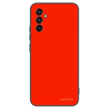Picasee fekete szilikon tok az alábbi mobiltelefonokra Samsung Galaxy M13 M135F - Maranello Red