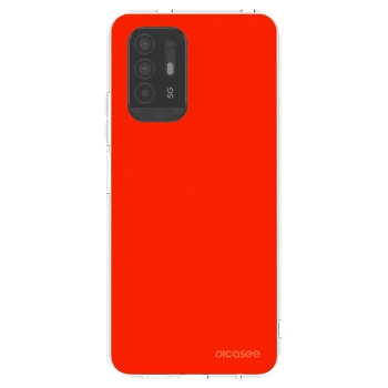 Picasee átlátszó szilikon tok az alábbi mobiltelefonokra OPPO A94 5G - Maranello Red