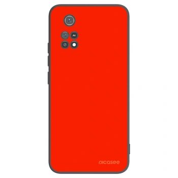 Picasee fekete szilikon tok az alábbi mobiltelefonokra Xiaomi Poco M4 Pro - Maranello Red