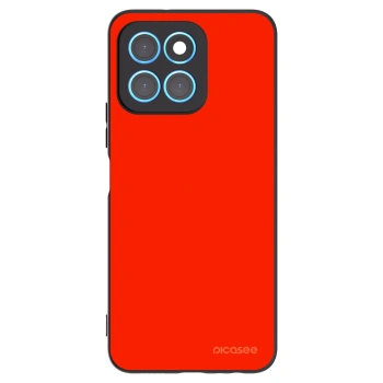 Picasee fekete szilikon tok az alábbi mobiltelefonokra Honor X6 - Maranello Red