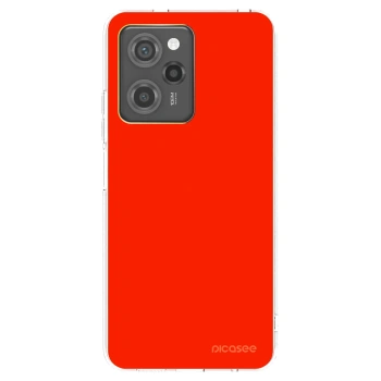 Picasee fekete szilikon tok az alábbi mobiltelefonokra Xiaomi Poco X5 Pro - Maranello Red