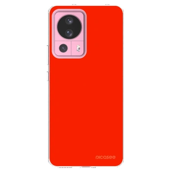 Picasee átlátszó szilikon tok az alábbi mobiltelefonokra Xiaomi 13 Lite - Maranello Red