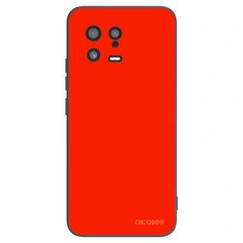 Picasee fekete szilikon tok az alábbi mobiltelefonokra Xiaomi 13 - Maranello Red