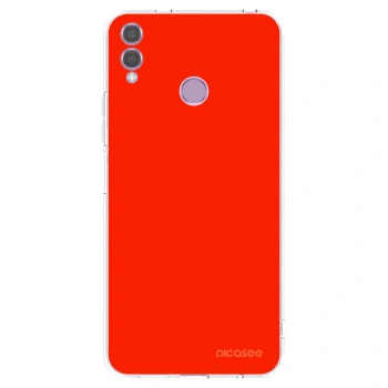 Picasee átlátszó szilikon tok az alábbi mobiltelefonokra Honor 8X - Maranello Red
