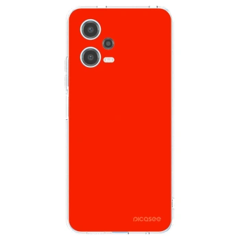 Picasee átlátszó szilikon tok az alábbi mobiltelefonokra Xiaomi Redmi Note 12 5G - Maranello Red