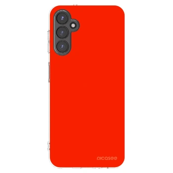 Picasee átlátszó szilikon tok az alábbi mobiltelefonokra Samsung Galaxy A14 4G A145R - Maranello Red