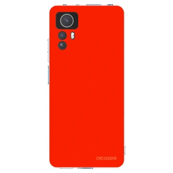 Picasee átlátszó szilikon tok az alábbi mobiltelefonokra Xiaomi Redmi Note 12S - Maranello Red