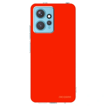 Picasee átlátszó szilikon tok az alábbi mobiltelefonokra Xiaomi Redmi Note 12 4G - Maranello Red