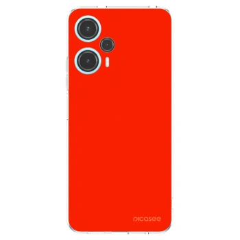 Picasee átlátszó szilikon tok az alábbi mobiltelefonokra Xiaomi Poco F5 - Maranello Red