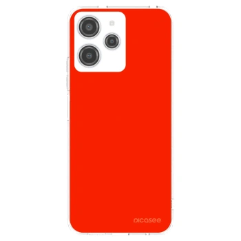 Picasee átlátszó szilikon tok az alábbi mobiltelefonokra Xiaomi Redmi 12 4G - Maranello Red