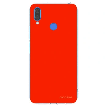 Picasee átlátszó szilikon tok az alábbi mobiltelefonokra Huawei Nova 3i - Maranello Red