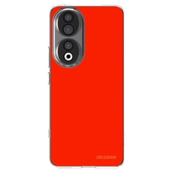 Picasee átlátszó szilikon tok az alábbi mobiltelefonokra Honor 90 5G - Maranello Red