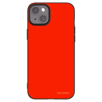 Picasee fekete szilikon tok az alábbi mobiltelefonokra Apple iPhone 15 Plus - Maranello Red