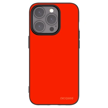 Picasee fekete szilikon tok az alábbi mobiltelefonokra Apple iPhone 15 Pro - Maranello Red
