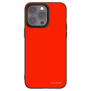 Picasee fekete szilikon tok az alábbi mobiltelefonokra Apple iPhone 15 Pro Max - Maranello Red
