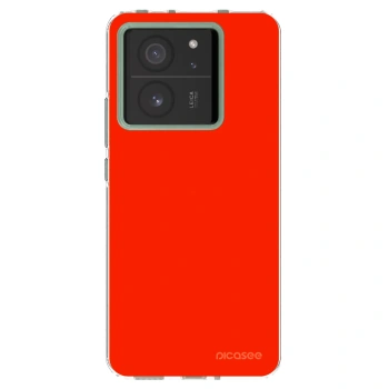 Picasee átlátszó szilikon tok az alábbi mobiltelefonokra Xiaomi 13T - Maranello Red