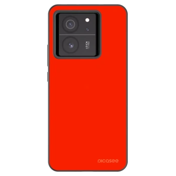 Picasee fekete szilikon tok az alábbi mobiltelefonokra Xiaomi 13T Pro - Maranello Red