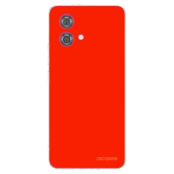 Picasee átlátszó szilikon tok az alábbi mobiltelefonokra Motorola Moto G84 5G - Maranello Red
