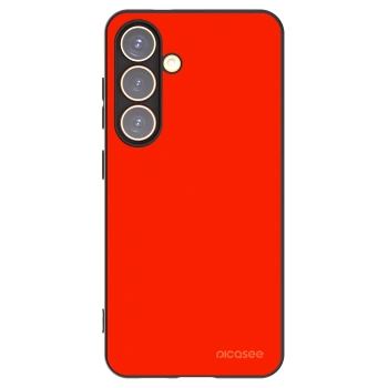 Picasee fekete szilikon tok az alábbi mobiltelefonokra Samsung Galaxy S24 S921B 5G - Maranello Red